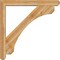 Ekena Millwork Legacy Craftsman Rough Sawn Bracket w/ Offset Brace, Western Red Cedar, 6"W x 44"D x 44"H BKT0604X44X44LEC04RWR - alternate 4